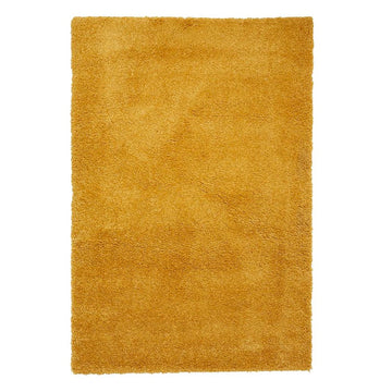 Yellow Super Soft Shaggy Luxury Floor Rug 5cm Long Pile